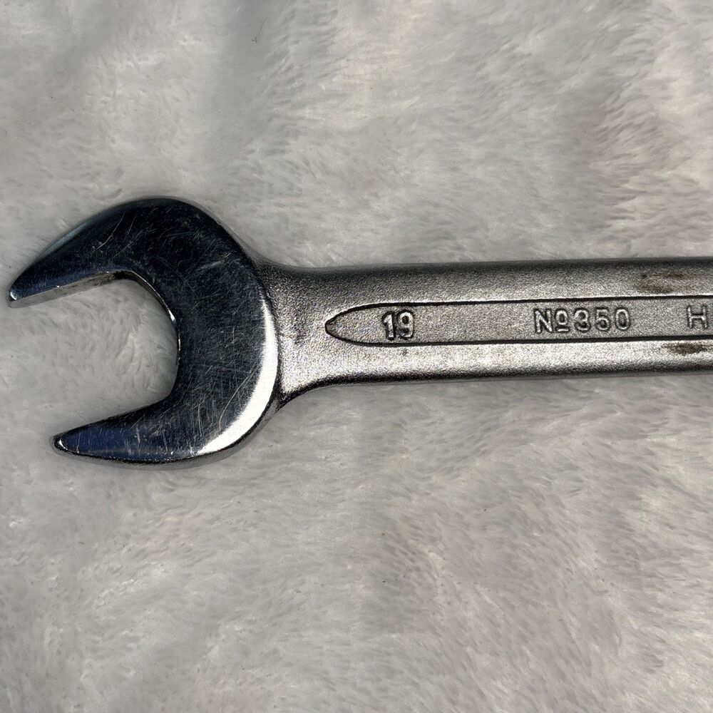 Heyco Open End Wrench No. 350 17mm X 19mm W. Germany Chrom-Vanadium